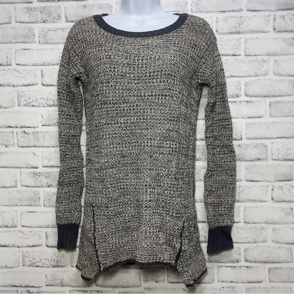 Kaisely Double Zipper Sweater/Tunic Extra Small